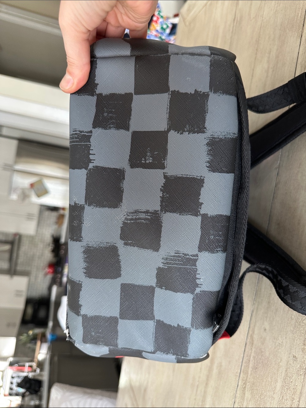 SPRAYGROUND Limited Edition Backpack 910B5825NSZ Sharks in Paris Black and Grey - Picture 14 of 14